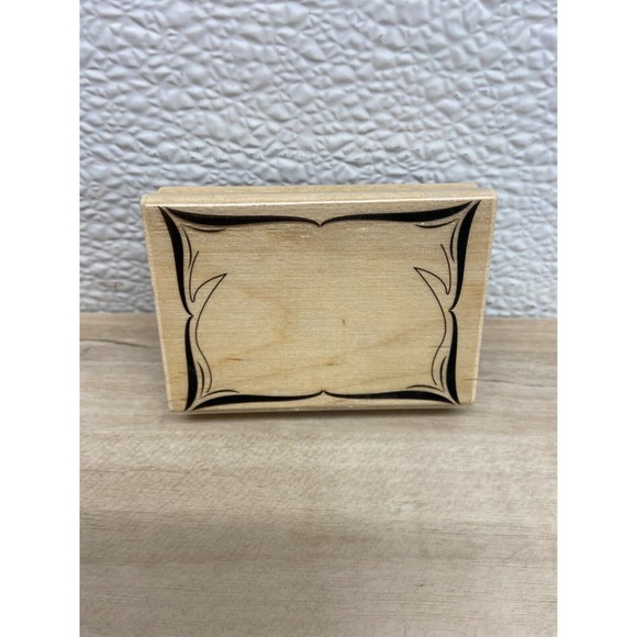 2001 Westwater Enterprise Wood Mounted Rubber Stamp Frame - Picture 1 of 3